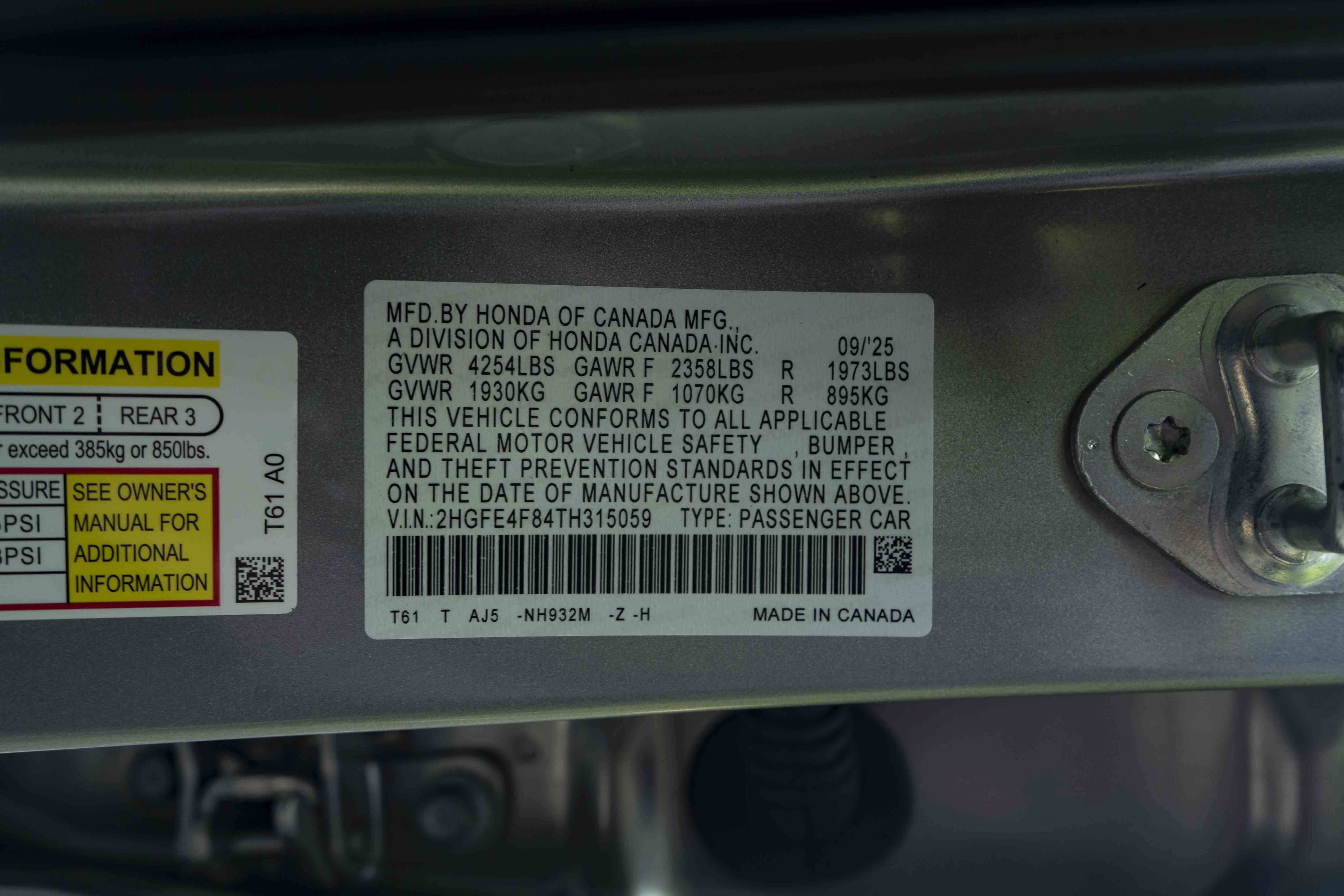 Certified 2026 Honda Civic Sport Touring image 46