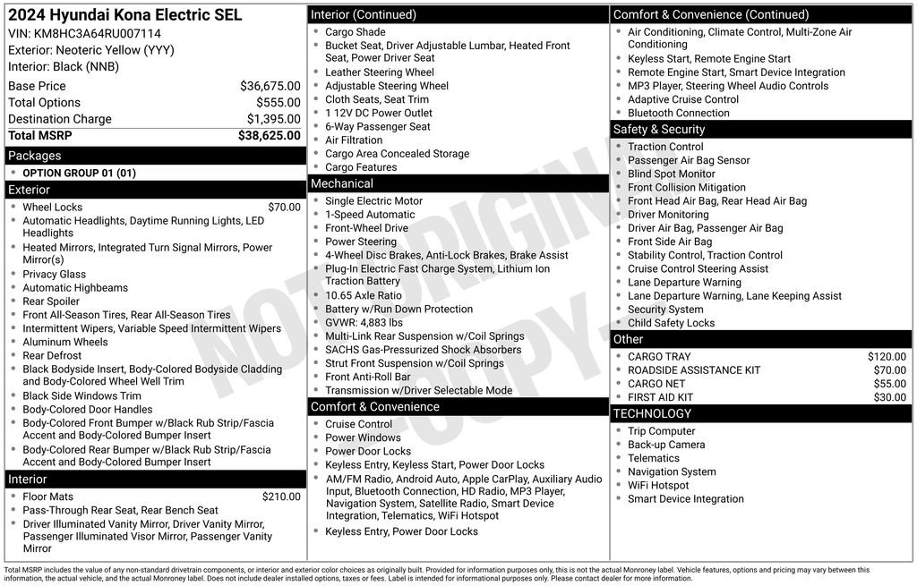 Used 2024 Hyundai Kona SEL image 32