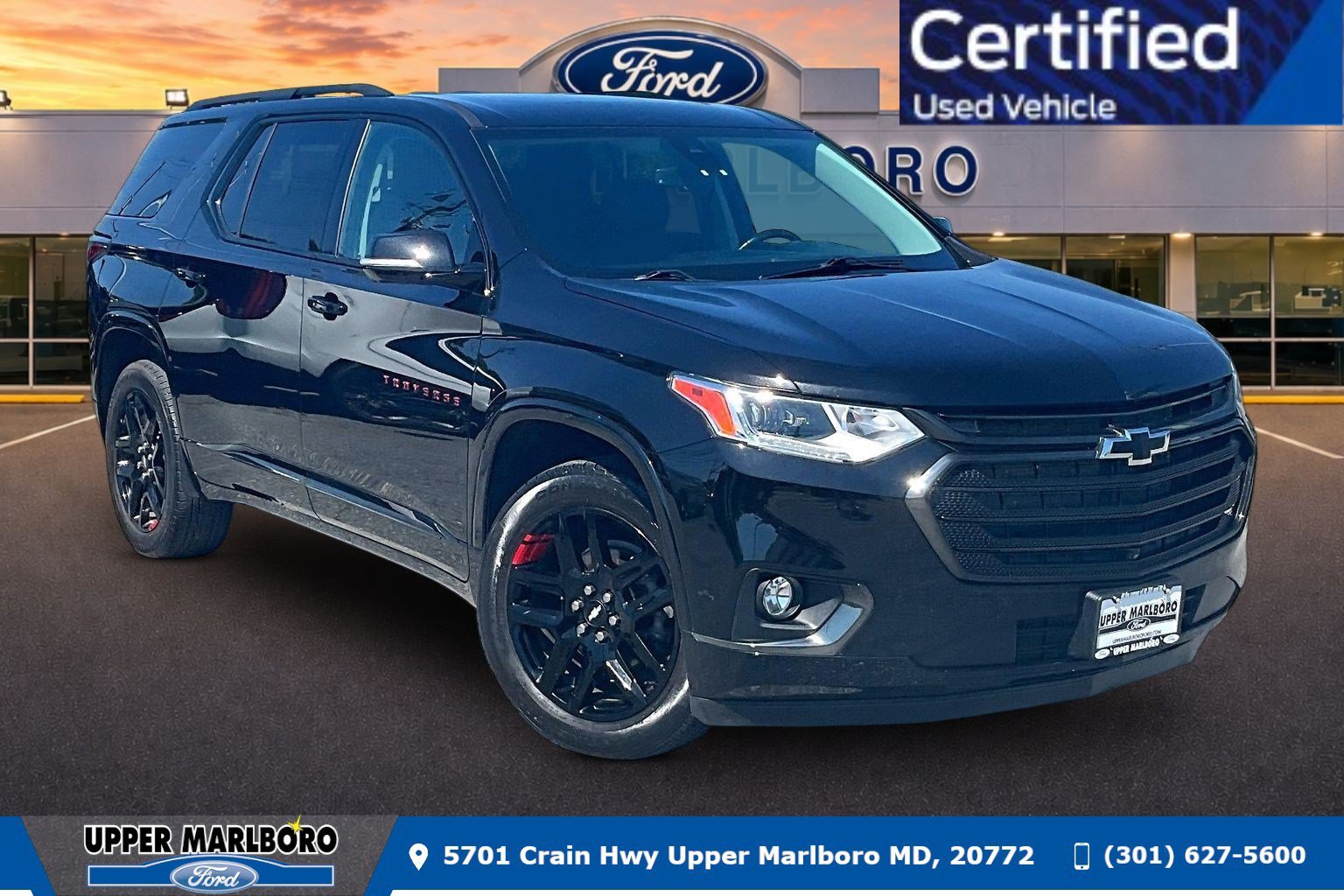 Used 2021 Chevrolet Traverse Premier w/ Redline Edition FWD image 1