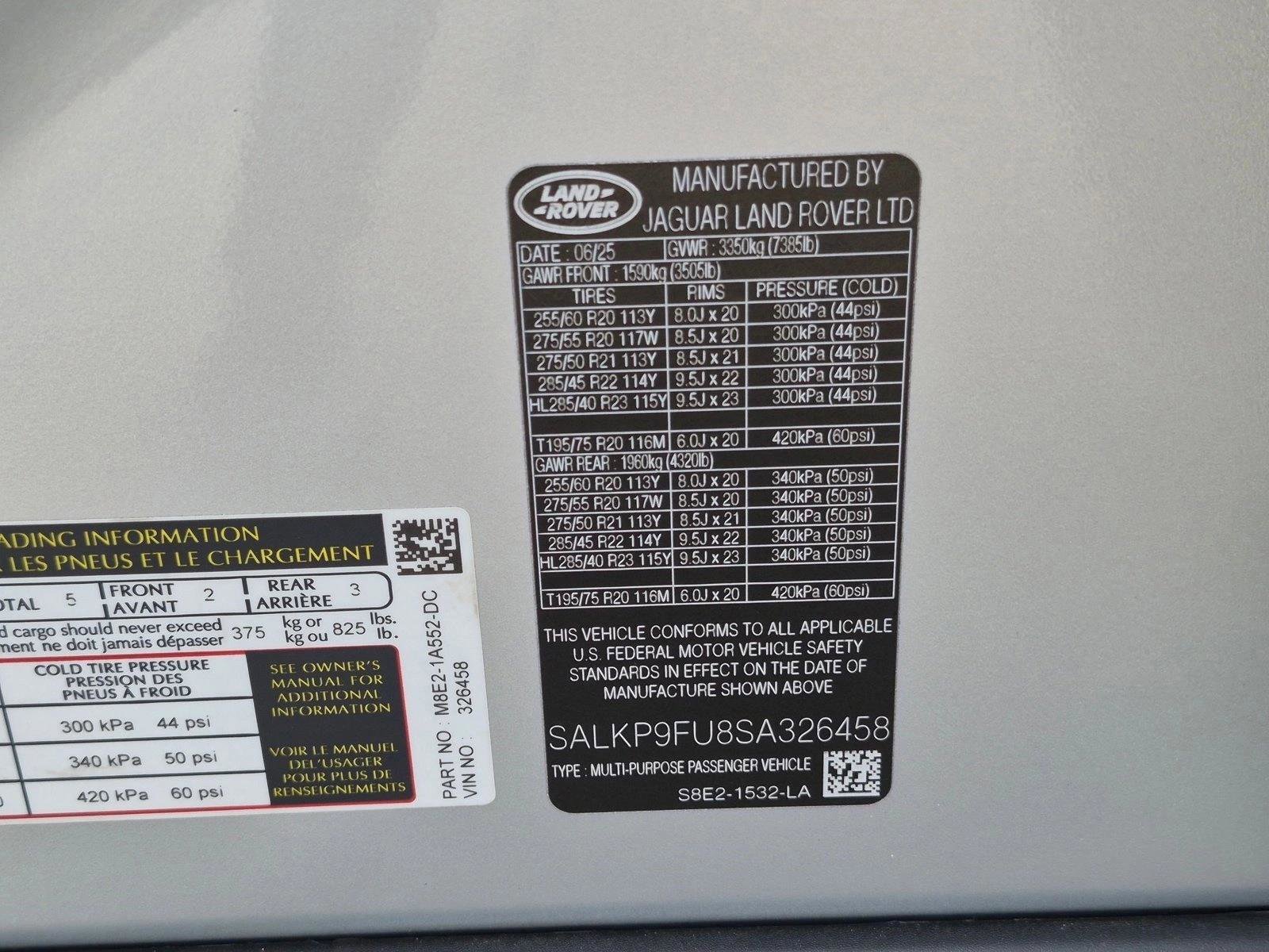 Used 2025 Land Rover Range Rover SE AWD/4WD image 15
