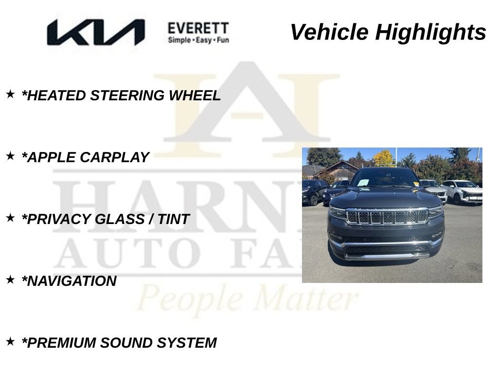 Used 2023 Jeep Grand Wagoneer L Series II w/ Premium Group II AWD/4WD image 21