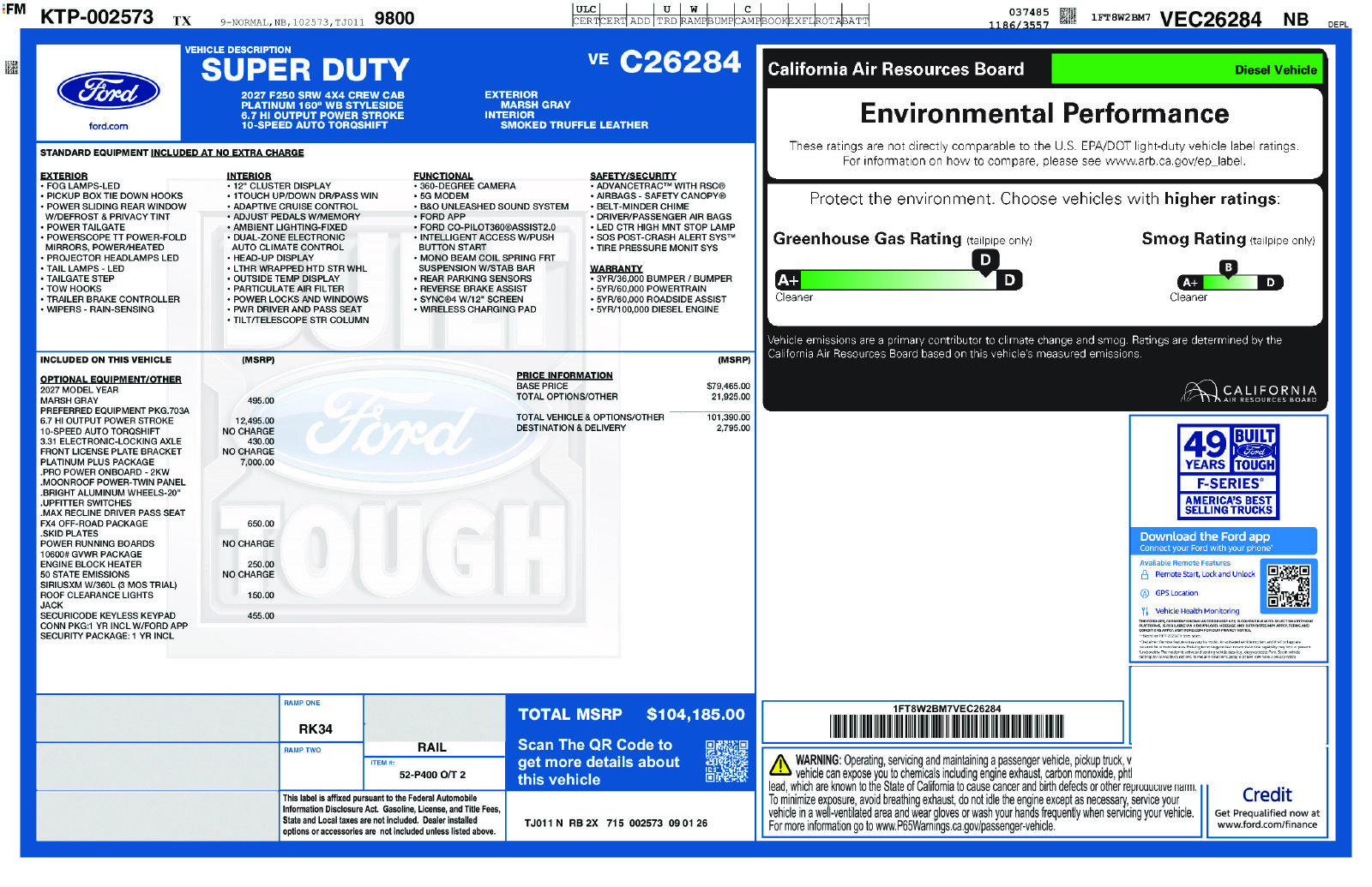 New 2027 Ford F250 Platinum w/ Platinum Plus Package AWD/4WD image 29