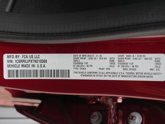 Used 2026 RAM 1500 Laramie w/ Laramie Southwest Edition RWD image 32