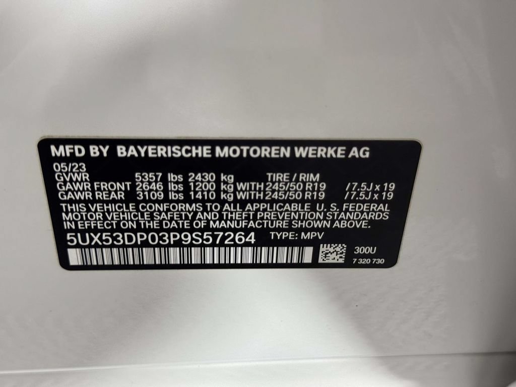 Used 2023 BMW X3 xDrive30i w/ M Sport Package AWD/4WD image 16
