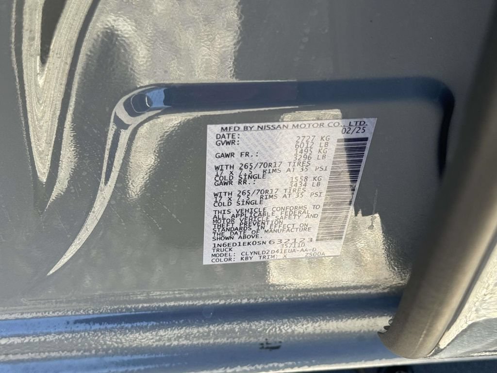 Certified 2025 Nissan Frontier PRO-4X AWD/4WD image 18