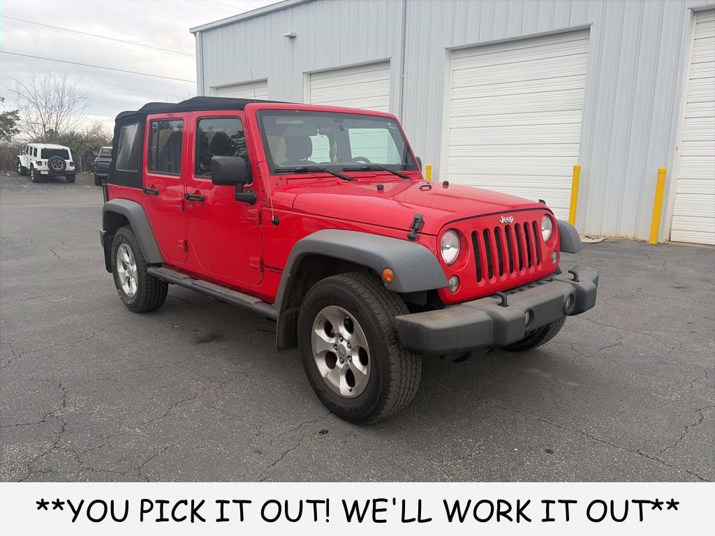 Used 2017 Jeep Wrangler Unlimited Sport w/ Mopar Black Appearance Group image 1