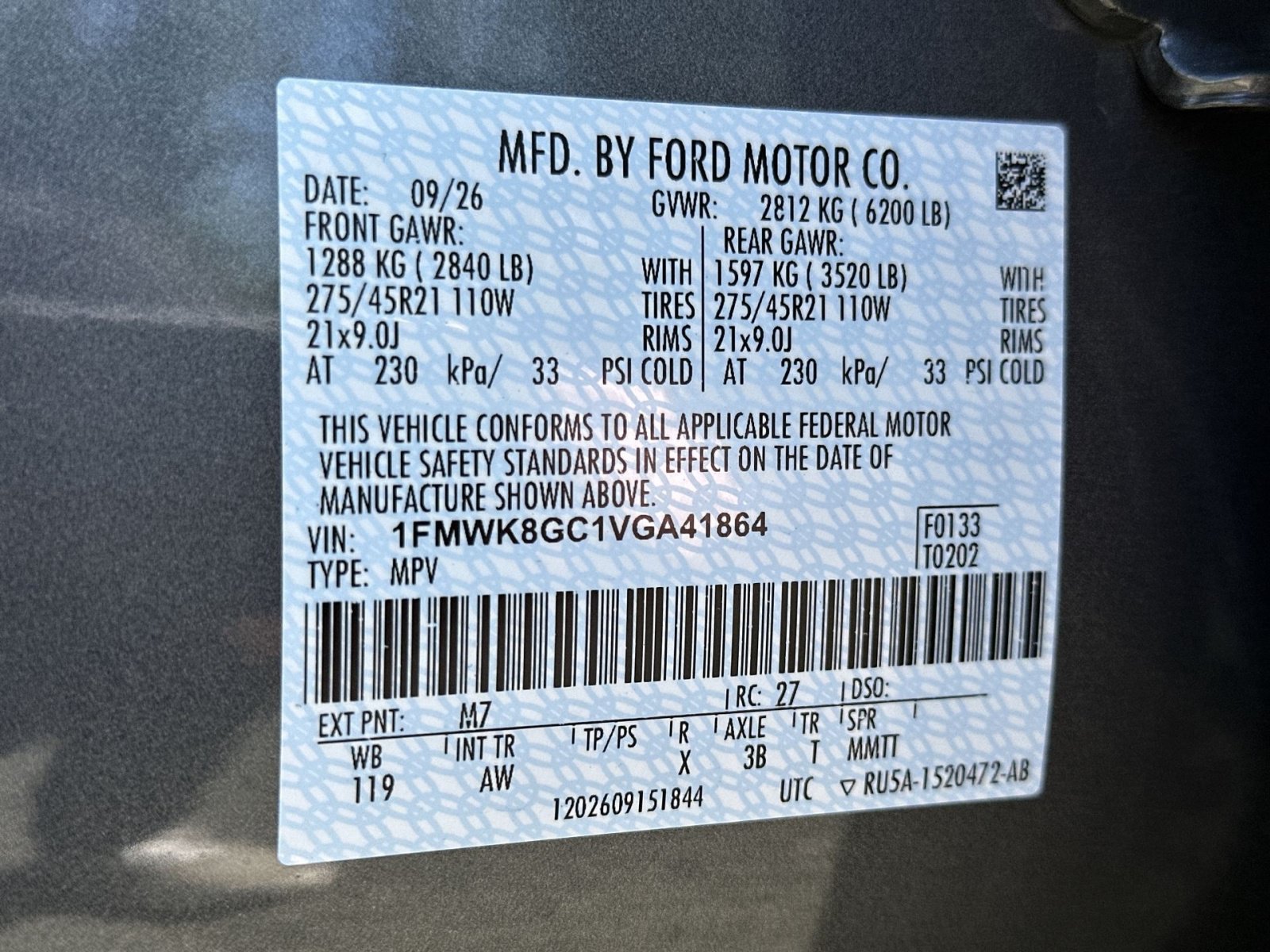 New 2027 Ford Explorer ST w/ Sun And Sound Package AWD/4WD image 31