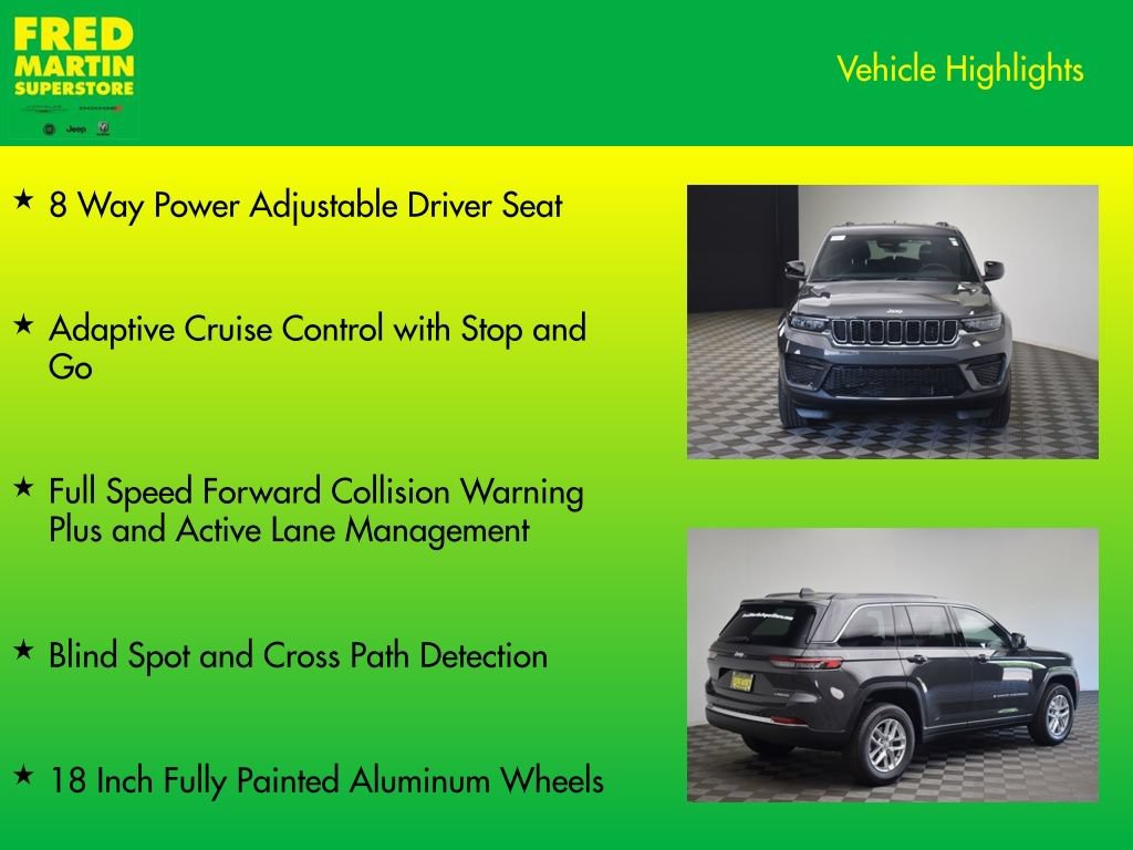 New 2026 Jeep Grand Cherokee Laredo AWD/4WD image 14