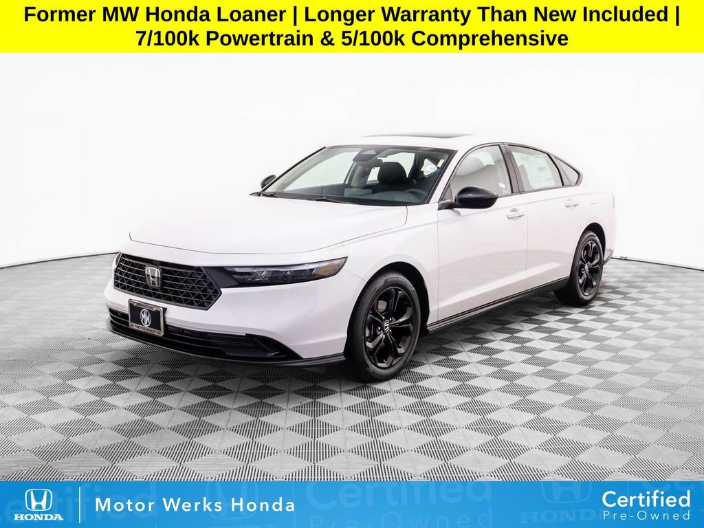 Certified 2025 Honda Accord SE