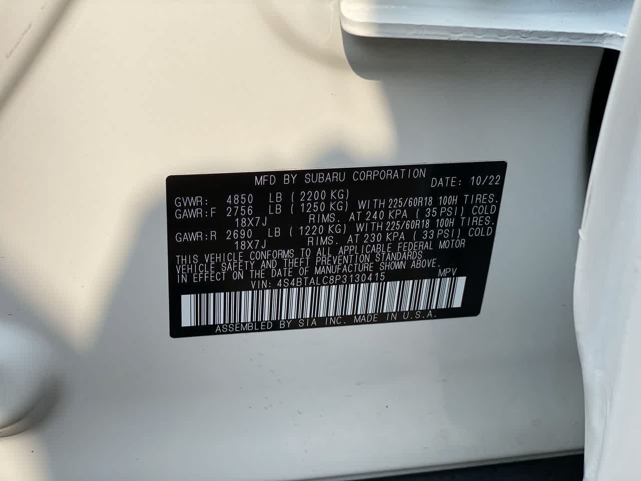 Used 2023 Subaru Outback Onyx Edition AWD/4WD image 29