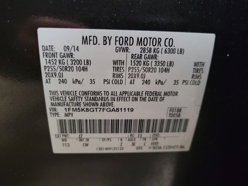 Used 2015 Ford Explorer Sport w/ Equipment Group 401A image 33