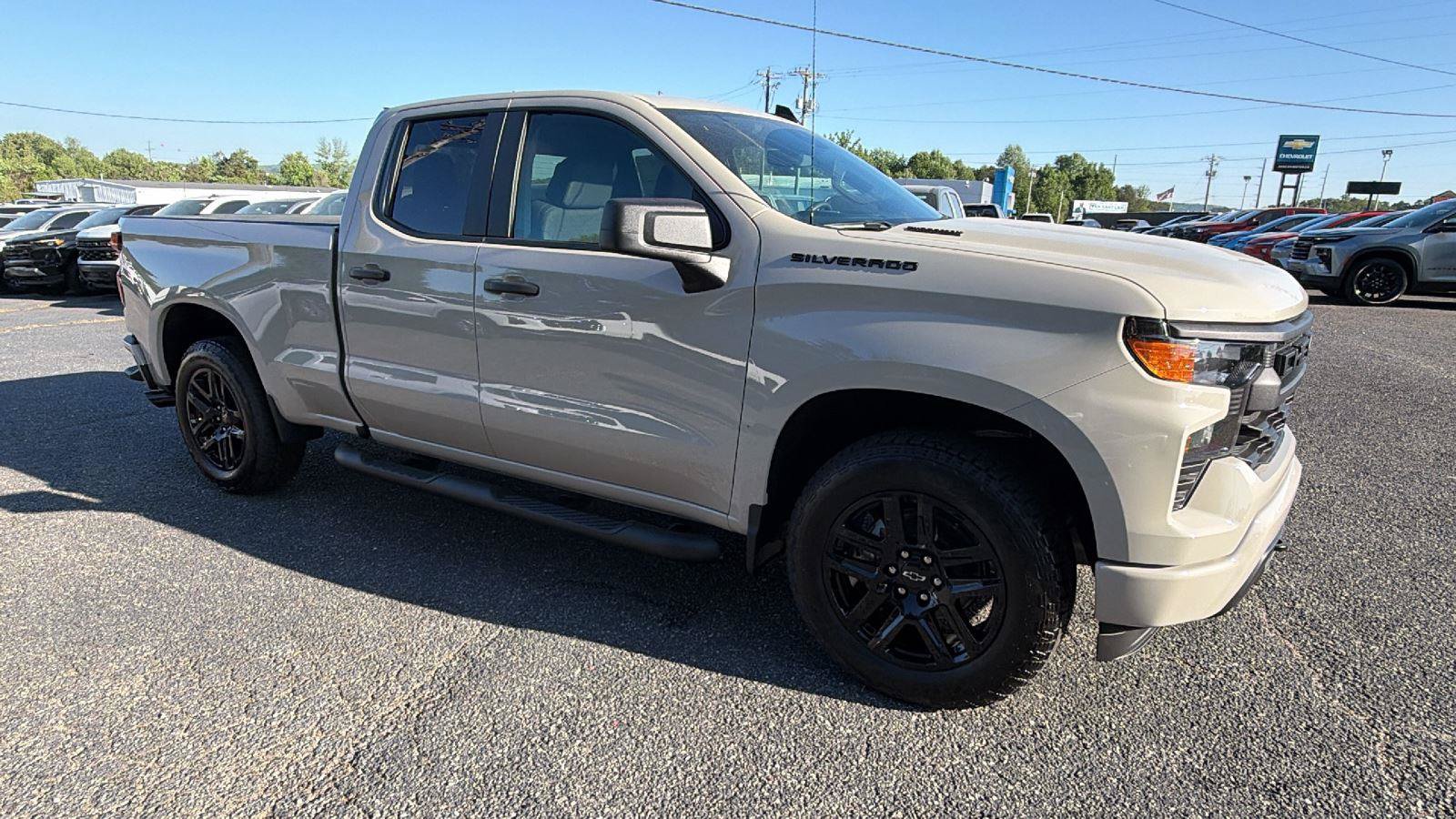 New 2026 Chevrolet Silverado 1500 Custom w/ Turbomax Blackout Package RWD image 3
