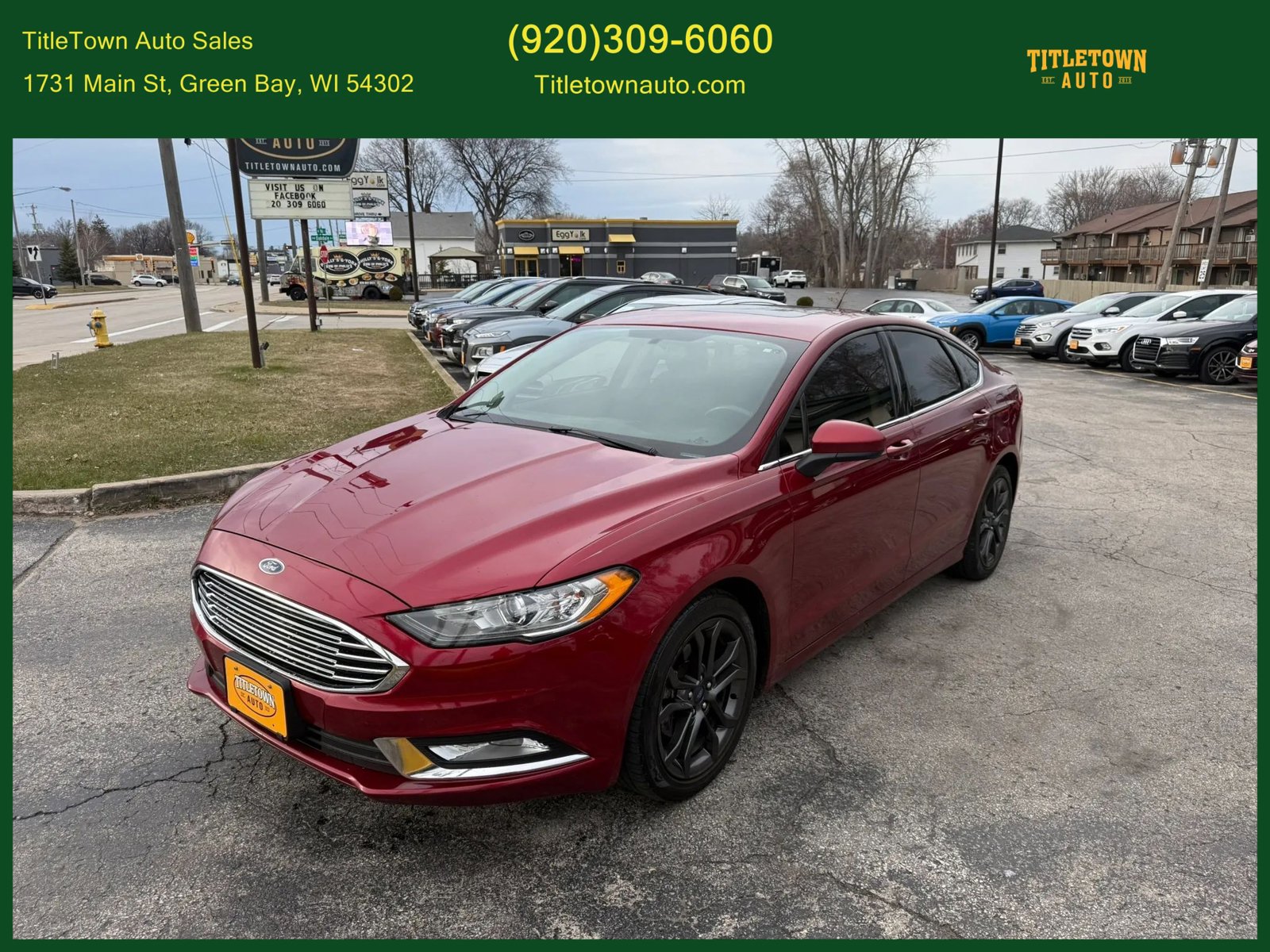 Used 2018 Ford Fusion SE w/ Equipment Group 201A FWD image 1
