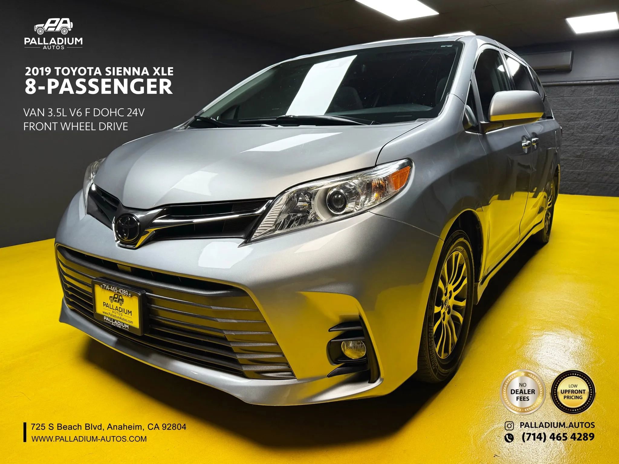 Used 2019 Toyota Sienna XLE FWD image 1