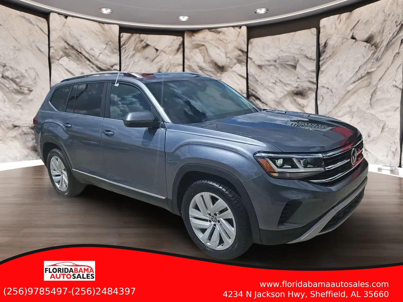 Used 2021 Volkswagen Atlas SEL AWD/4WD image 1