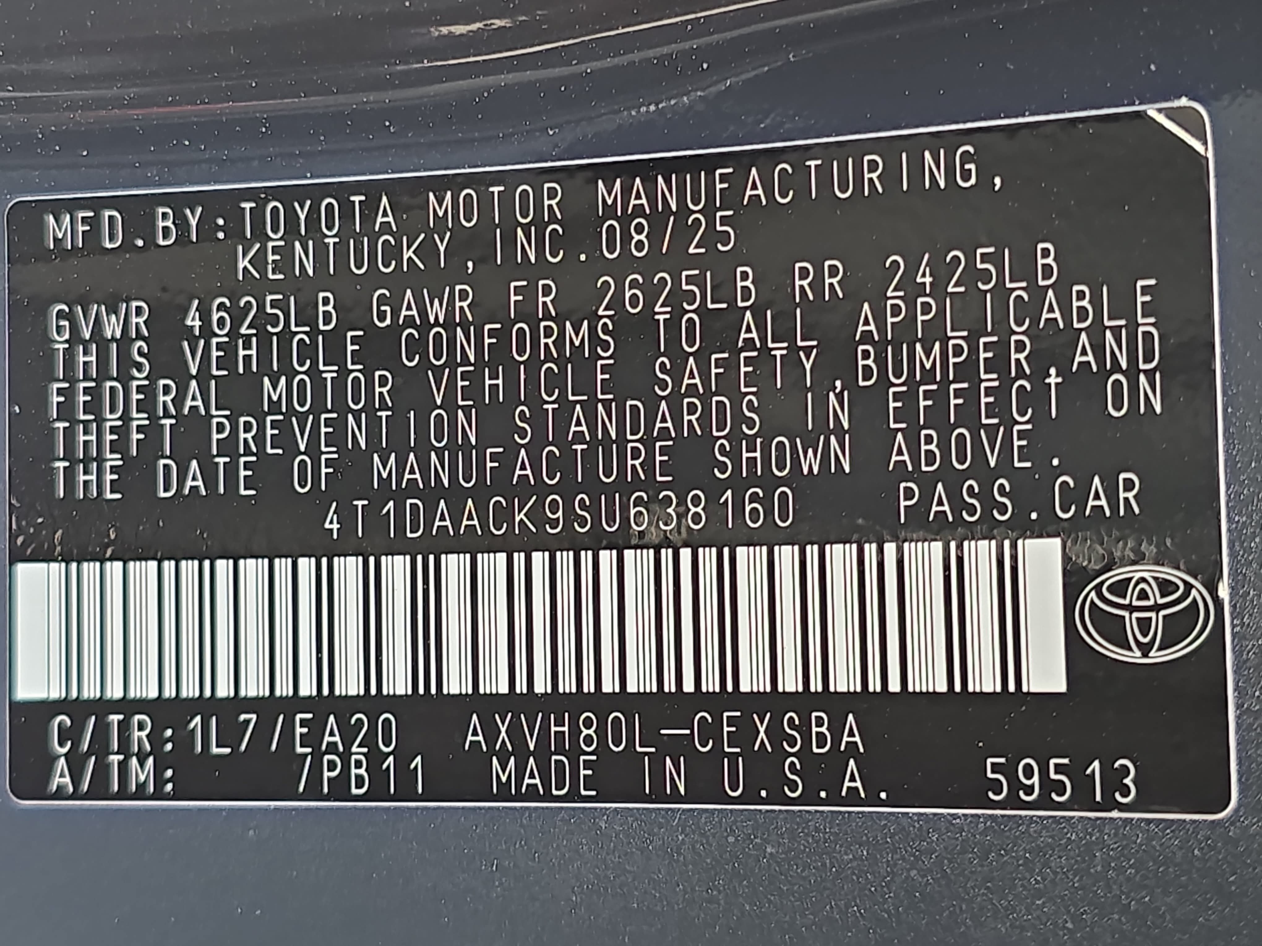 Used 2025 Toyota Camry SE w/ Multimedia Upgrade Package FWD image 33