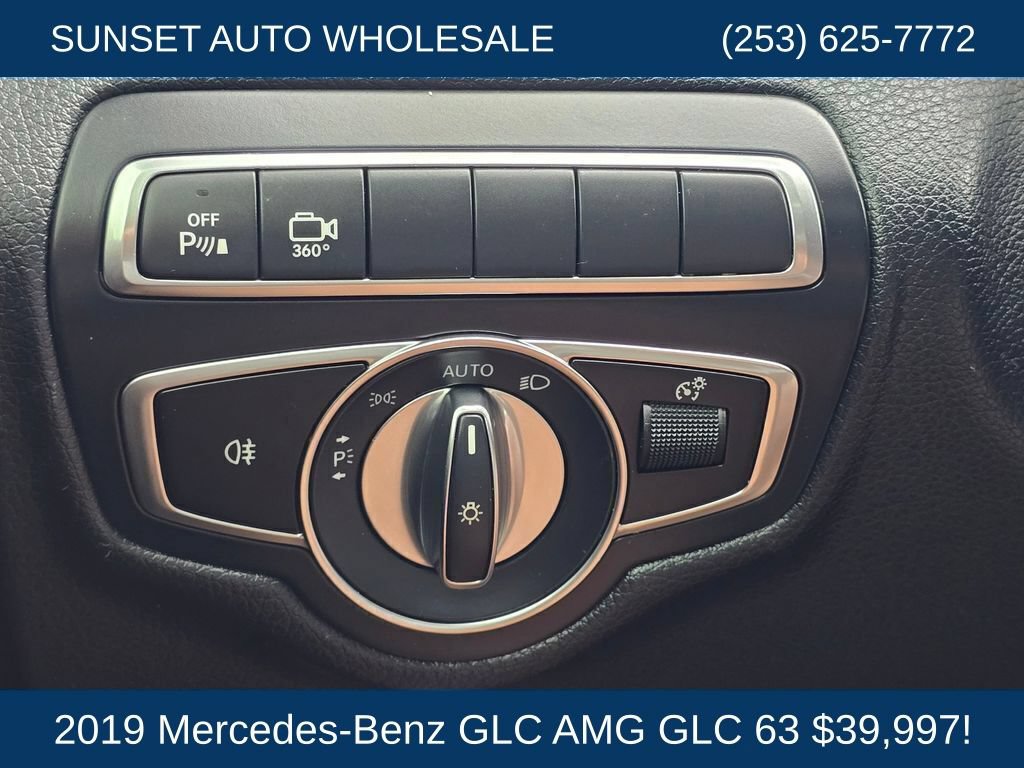Used 2019 Mercedes-Benz GLC 63 AMG 4MATIC Coupe w/ Parking Assist Package image 38