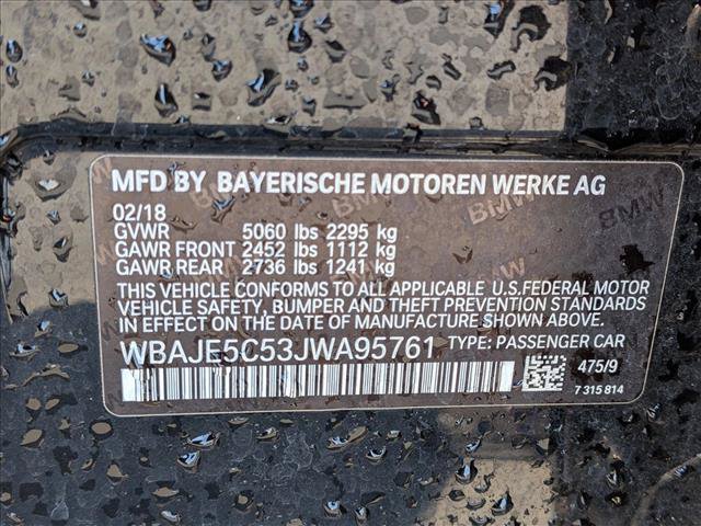 Used 2018 BMW 540i RWD image 15