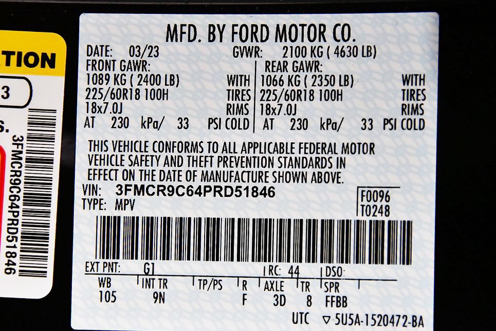 Used 2023 Ford Bronco Sport Outer Banks AWD/4WD image 15