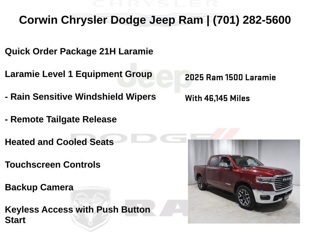 Used 2025 RAM 1500 Laramie AWD/4WD image 6