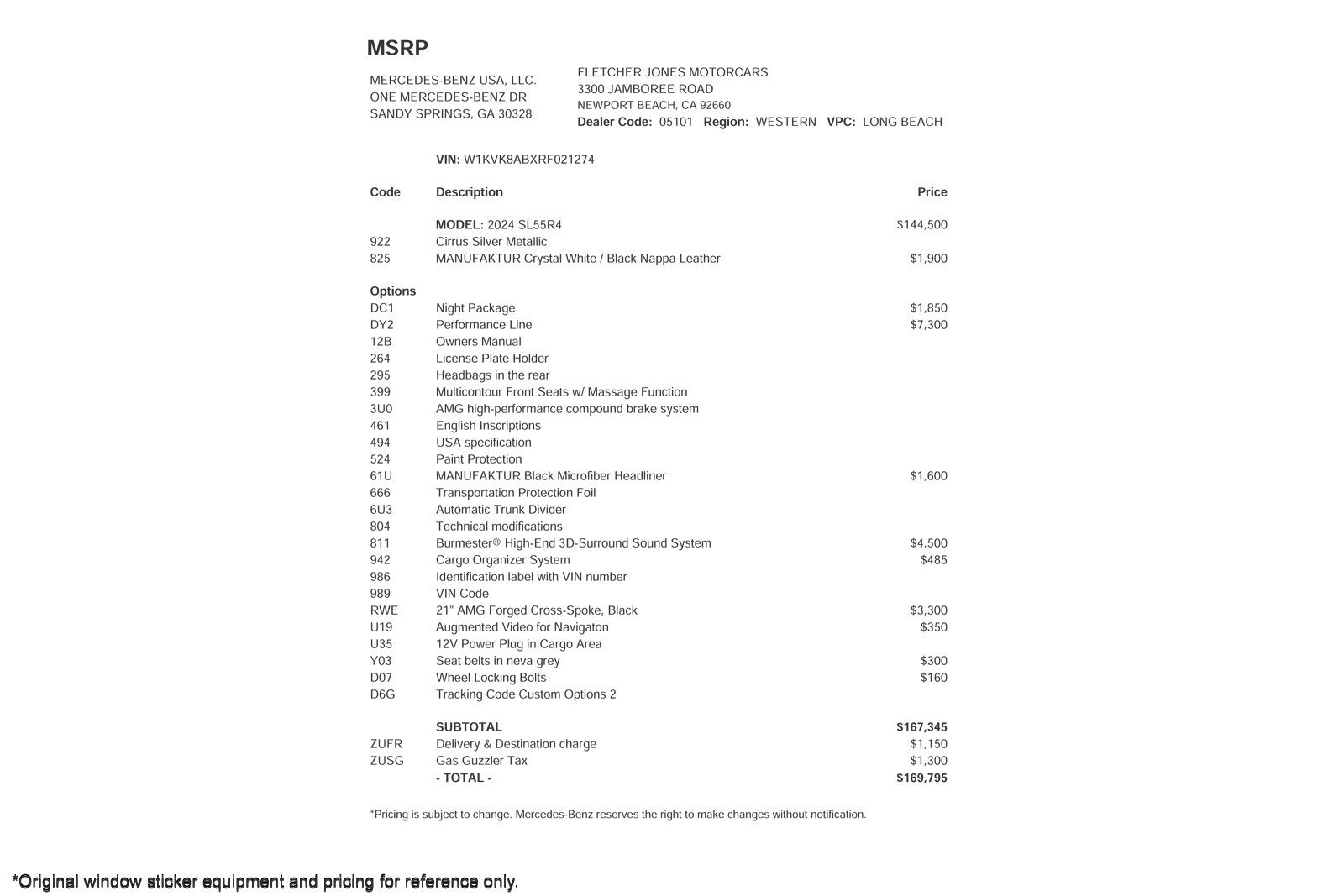 Certified 2024 Mercedes-Benz SL 55 AMG 4MATIC image 2