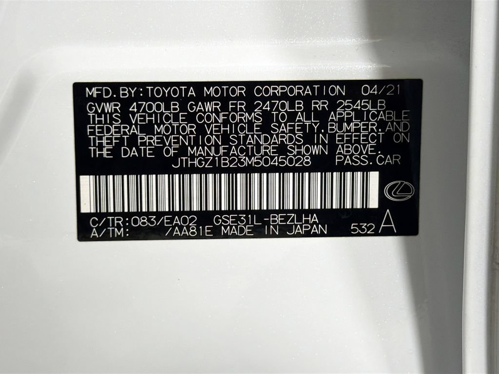 Used 2021 Lexus IS 350 F Sport w/ Navigation Package RWD image 34