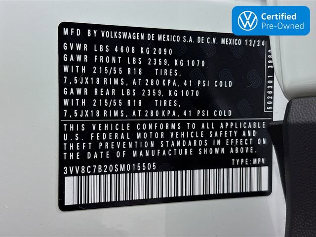 Used 2025 Volkswagen Taos S image 31