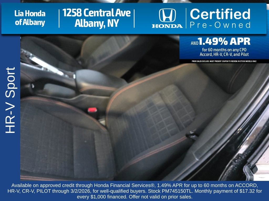 Certified 2023 Honda HR-V Sport image 10