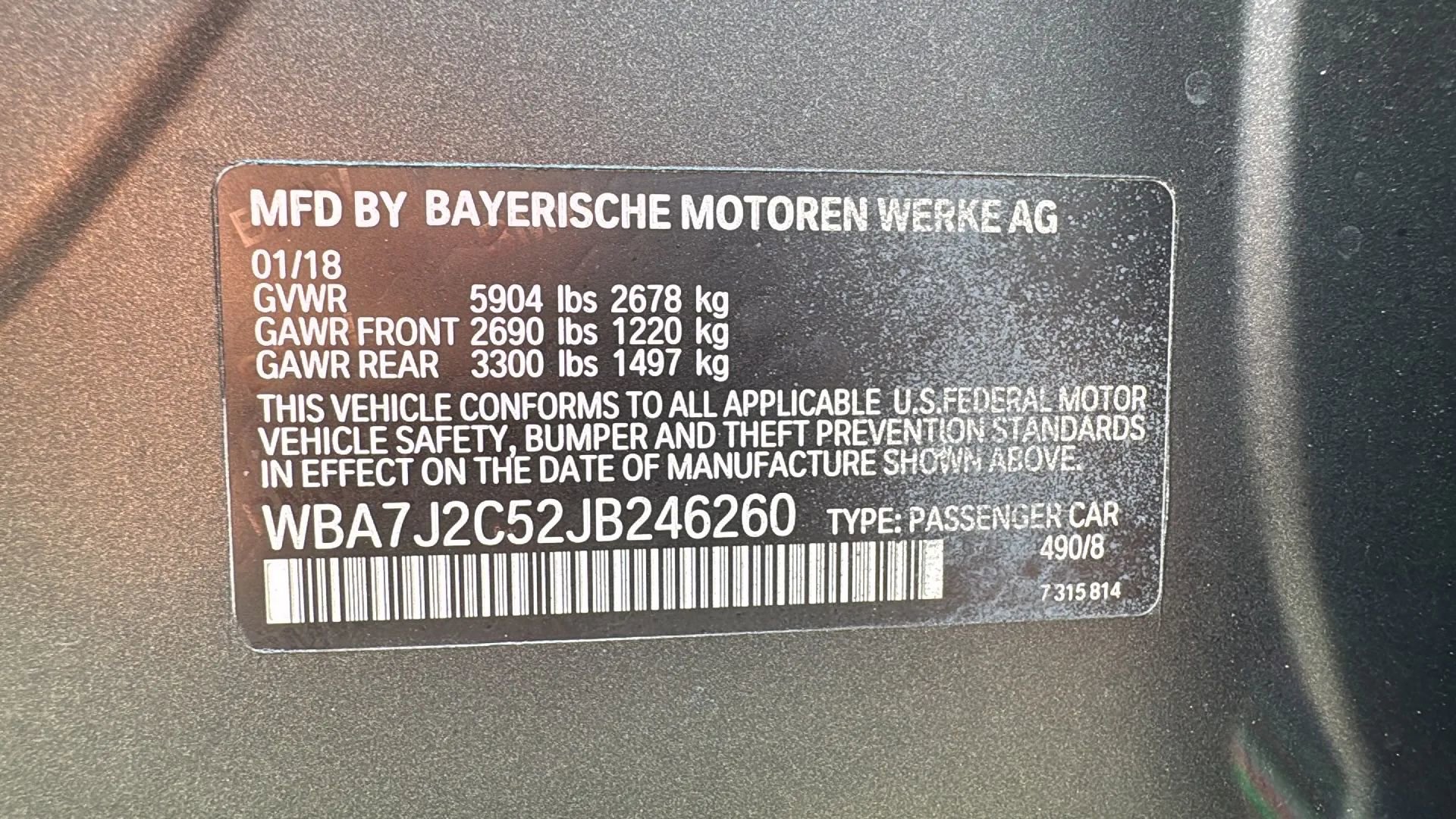 Used 2018 BMW 740e xDrive w/ Luxury Rear Seating Package image 13