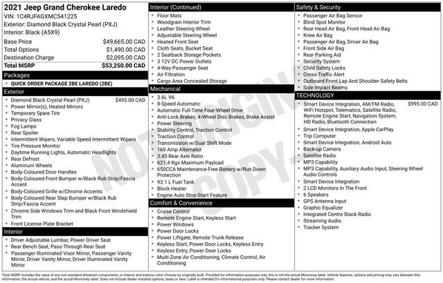 Used 2021 Jeep Grand Cherokee Laredo AWD/4WD image 7