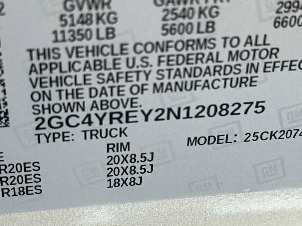 Used 2022 Chevrolet Silverado 2500 High Country w/ Safety Package II AWD/4WD image 32