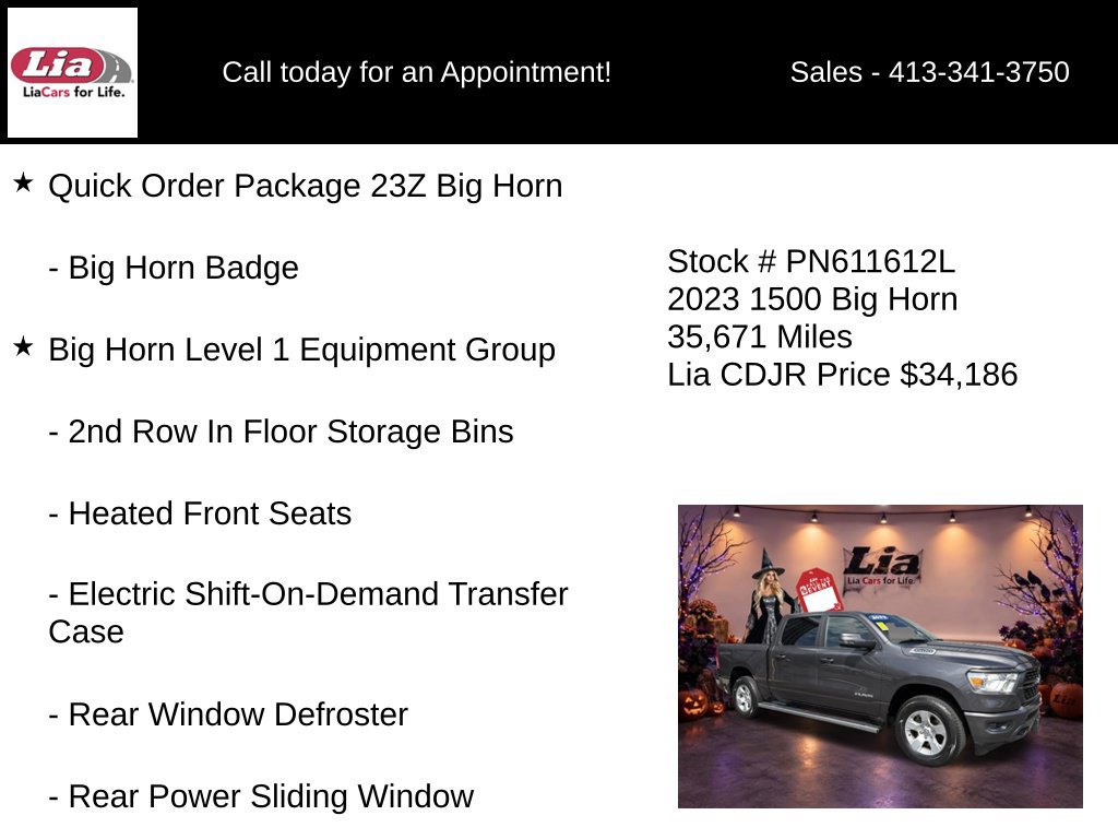 Certified 2023 RAM 1500 Big Horn AWD/4WD image 6