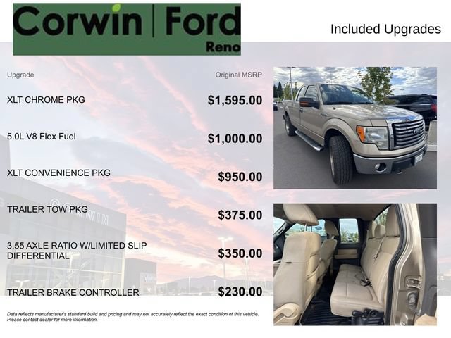 Used 2011 Ford F150 XLT w/ XLT Chrome Pkg AWD/4WD image 8