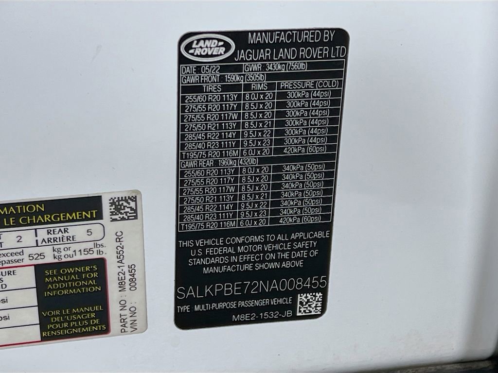 Used 2022 Land Rover Range Rover Long Wheelbase SE AWD/4WD image 35