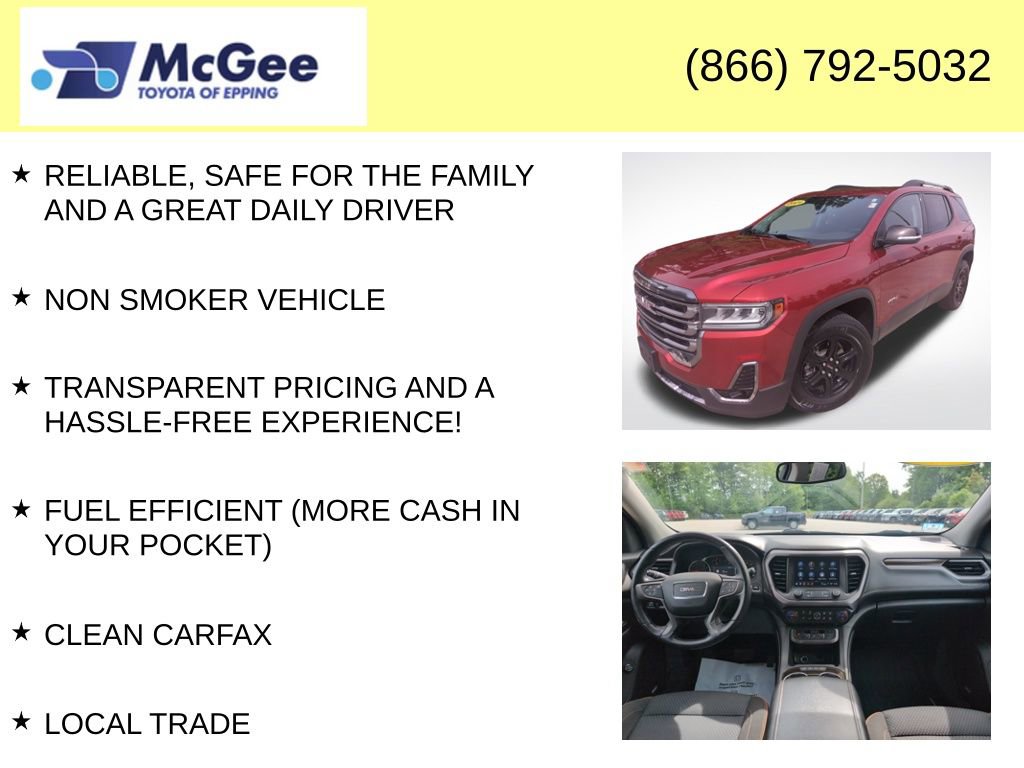 Used 2021 GMC Acadia AT4 w/ Trailering Package AWD/4WD image 4