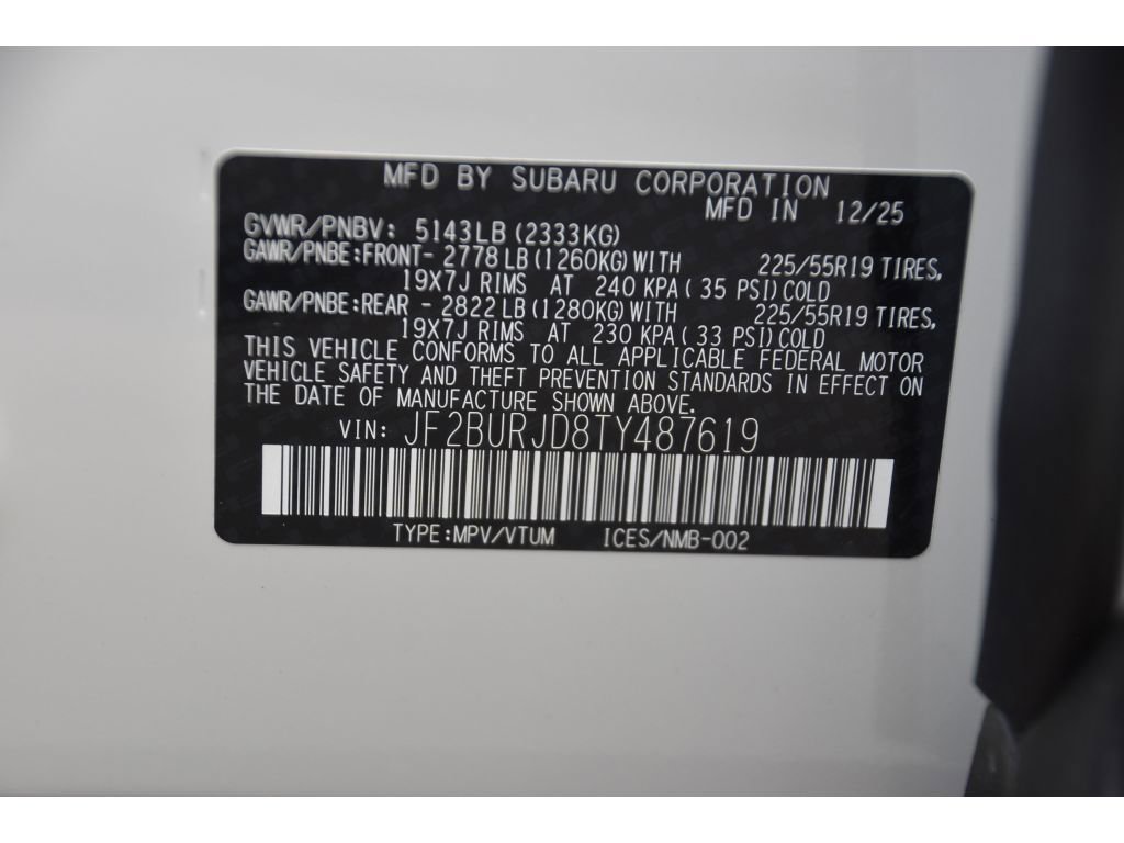 New 2026 Subaru Outback Touring XT AWD/4WD image 26