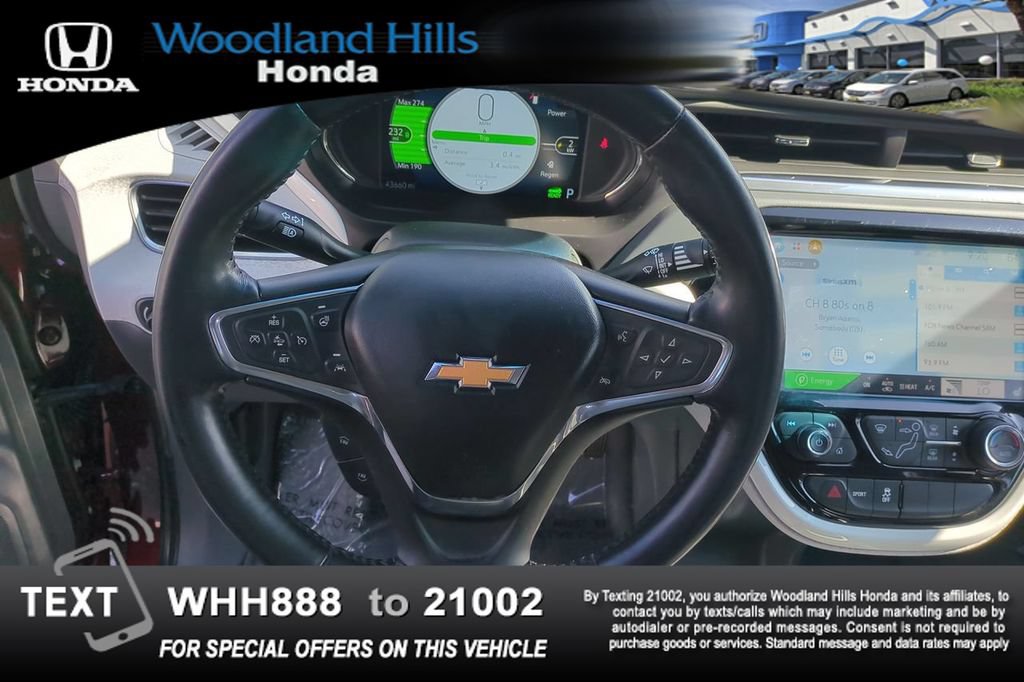 Used 2020 Chevrolet Bolt Premier w/ Infotainment Package FWD image 10