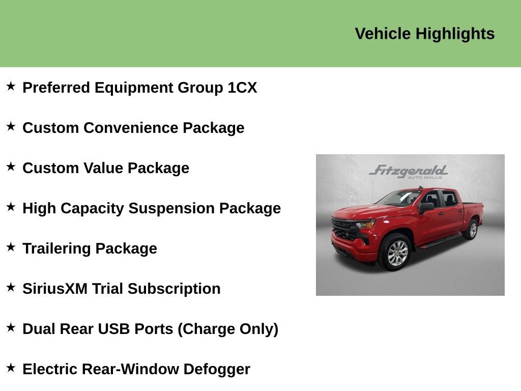 Used 2025 Chevrolet Silverado 1500 Custom image 9
