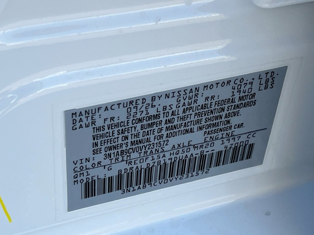 New 2027 Nissan Sentra SV FWD image 29