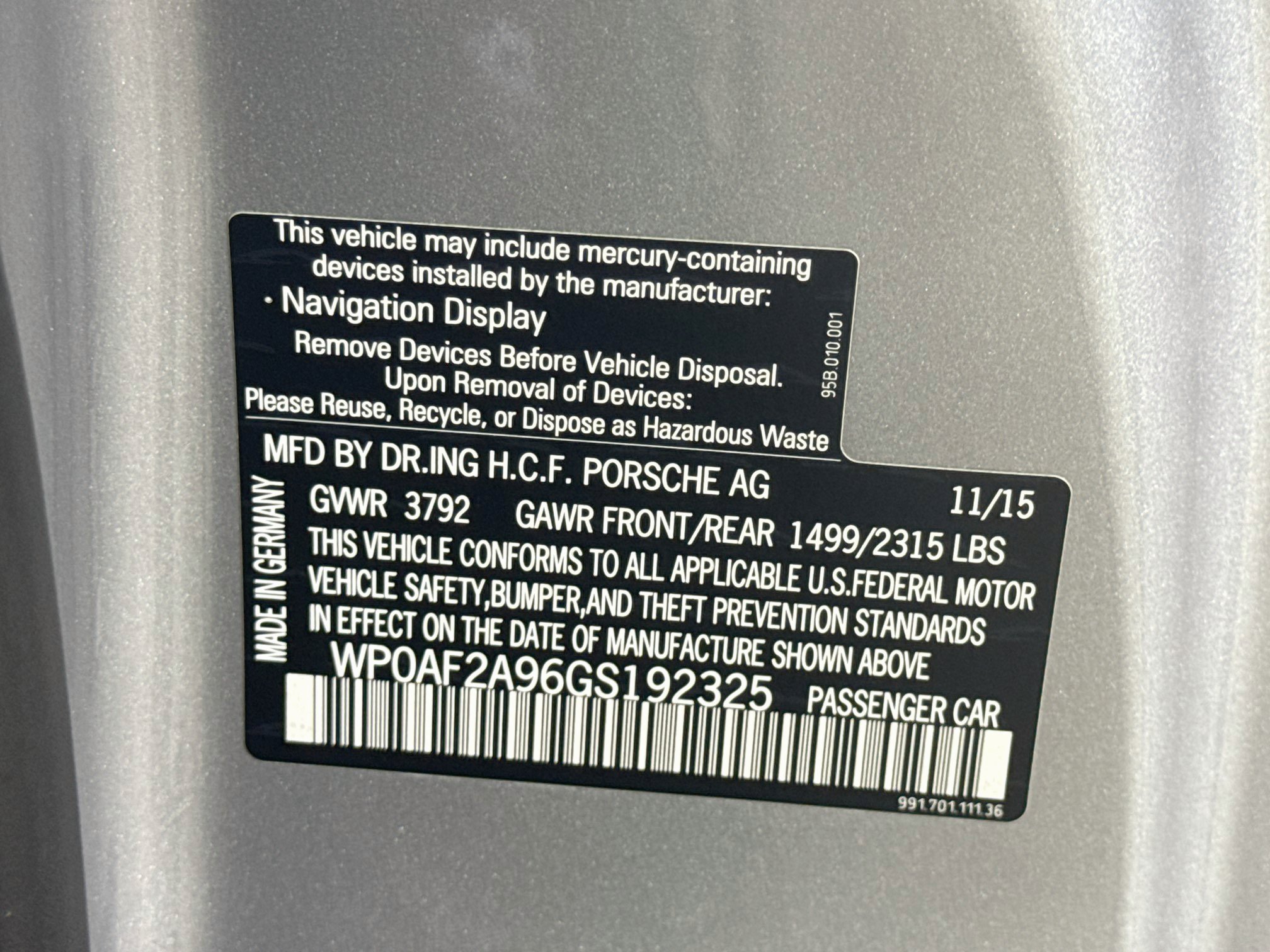 Certified 2016 Porsche 911 GT3 RS RWD image 25