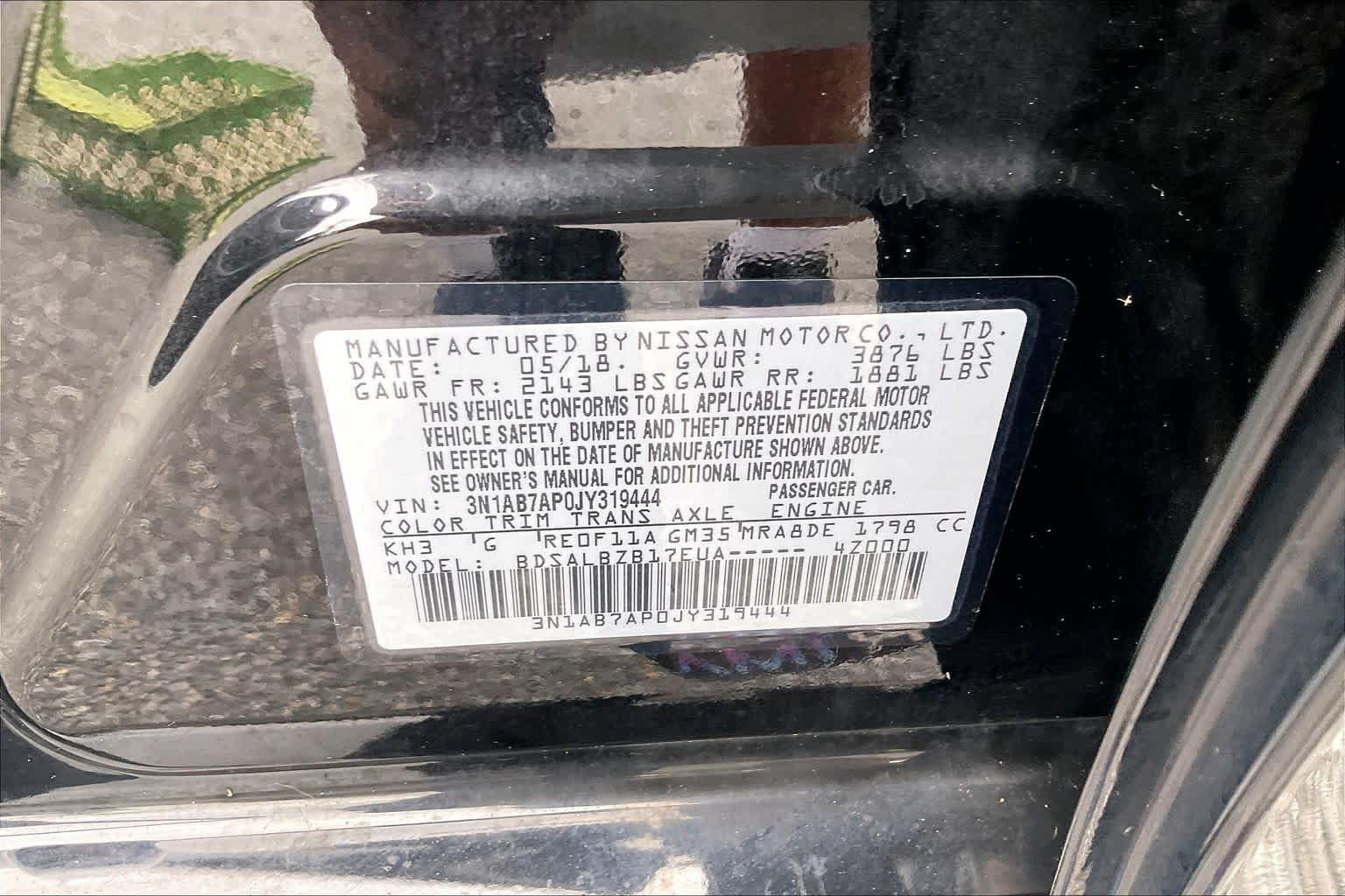 Used 2018 Nissan Sentra S FWD image 35
