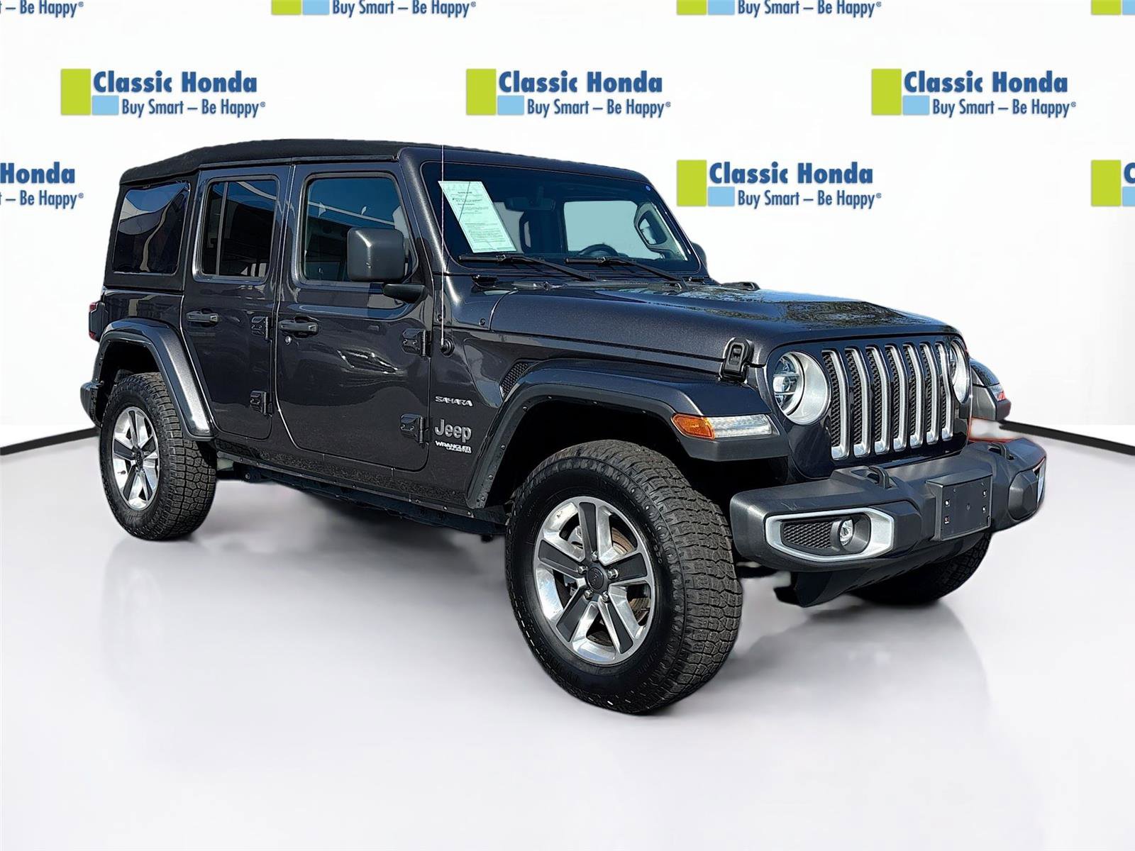 Used 2022 Jeep Wrangler Unlimited Sahara w/ LED Lighting Group image 1