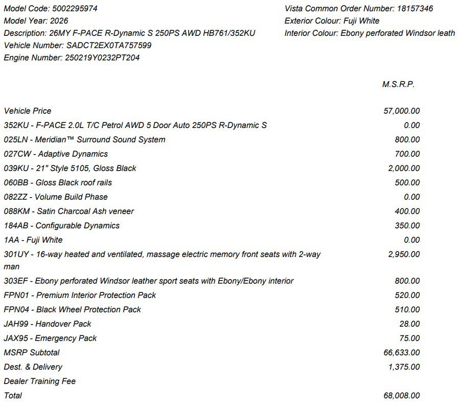 New 2026 Jaguar F-PACE R-Dynamic S image 28