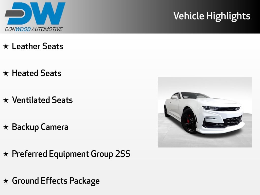 Used 2022 Chevrolet Camaro SS w/ LPO, Ground Effects Package RWD image 6