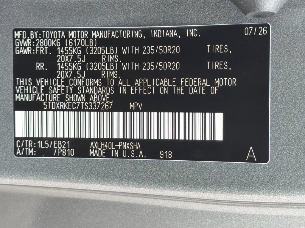 New 2026 Toyota Sienna XSE FWD image 39