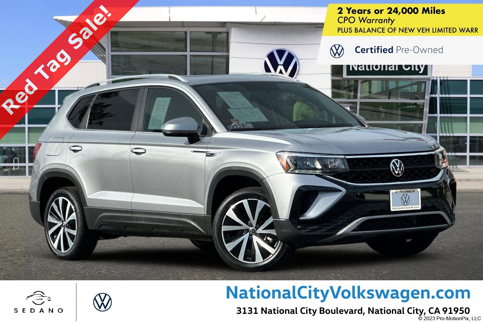 Certified 2022 Volkswagen Taos SE w/ Panoramic Sunroof Package image 1