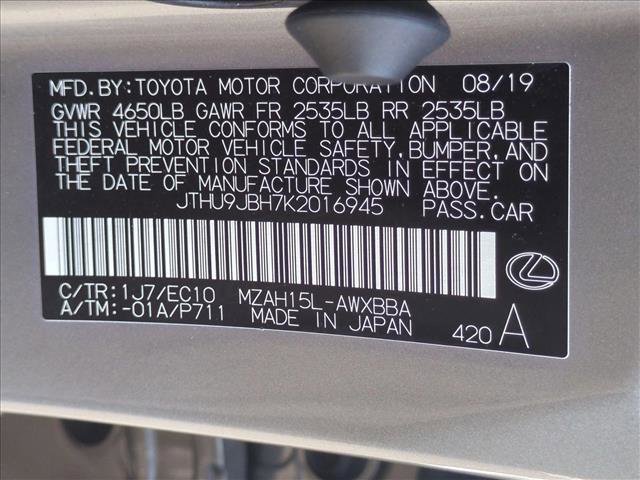 Used 2019 Lexus UX 250h UX 250h w/ Premium Package image 12