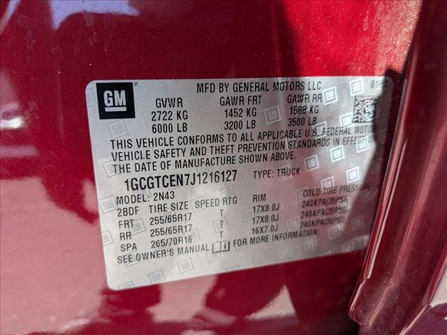 Used 2018 Chevrolet Colorado LT w/ LT Convenience Package AWD/4WD image 16