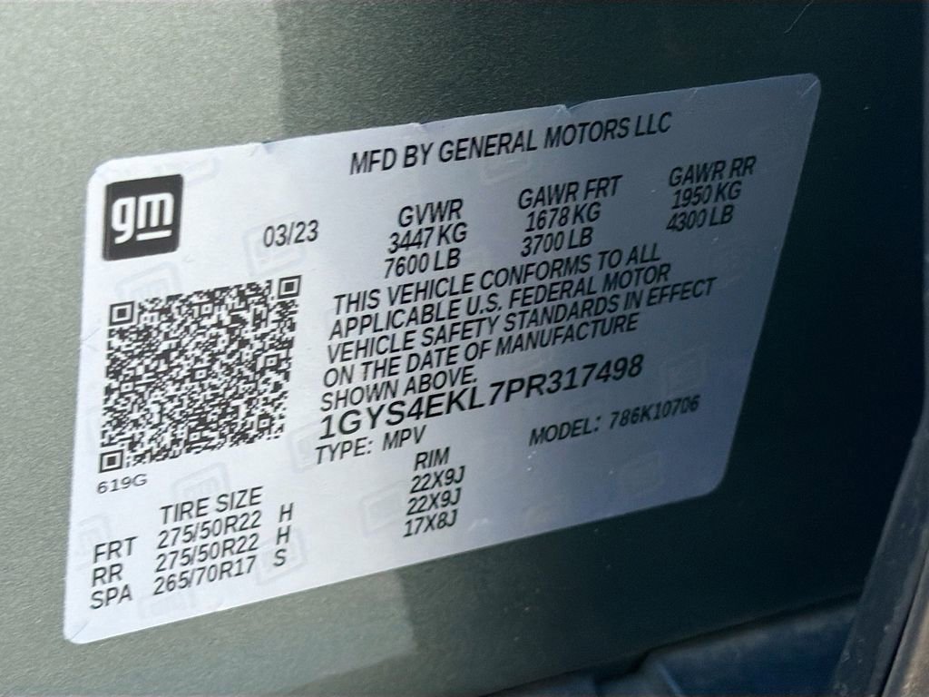 Certified 2023 Cadillac Escalade Sport w/ LPO, ONYX Package AWD/4WD image 46