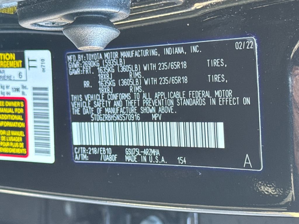 Used 2022 Toyota Highlander XLE image 49